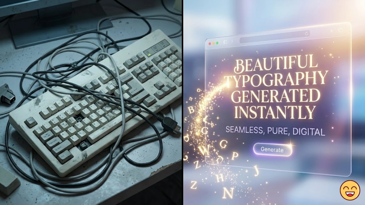 Comparaison clavier spécial vs générateur de polices en ligne